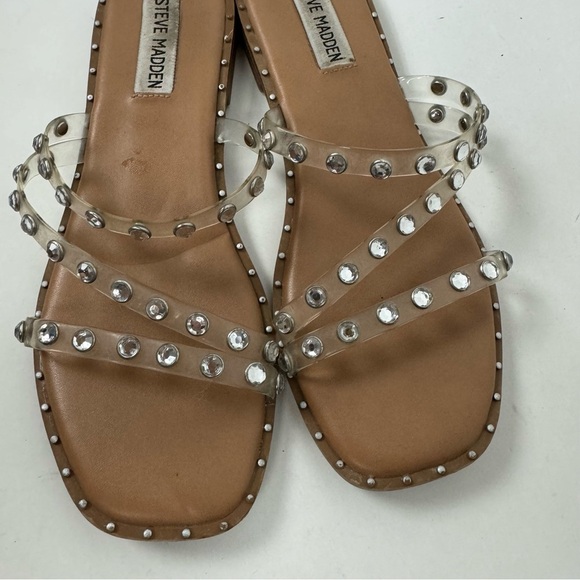 Steve Madden Studded Slip On Travel Sandals - Picture 2 of 4